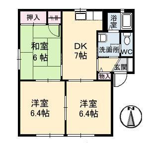 広島県呉市音戸町南隠渡３ 呉駅 3DK アパート 賃貸物件詳細