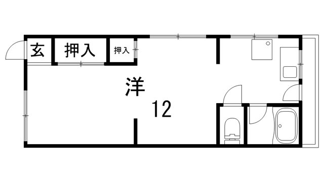 鈴蘭台南町アパートメント 2階 1DK 賃貸物件詳細