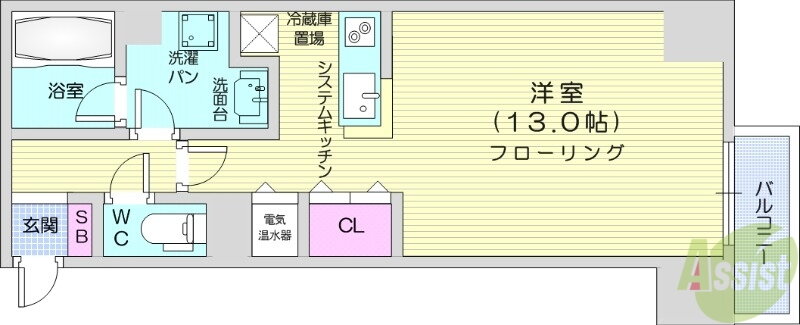 北海道札幌市北区北八条西４ さっぽろ駅 1K マンション 賃貸物件詳細