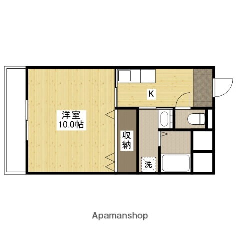 広島県福山市花園町２ 福山駅 1K マンション 賃貸物件詳細