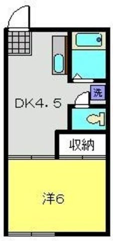 パームテラス 1階 1DK 賃貸物件詳細