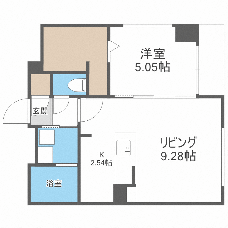 北海道札幌市中央区南六条西１２ 西１１丁目駅 1LDK マンション 賃貸物件詳細