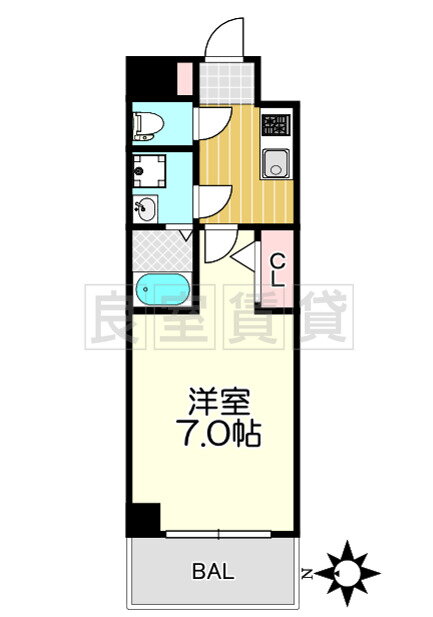 愛知県名古屋市瑞穂区洲雲町４ 桜山駅 1K マンション 賃貸物件詳細