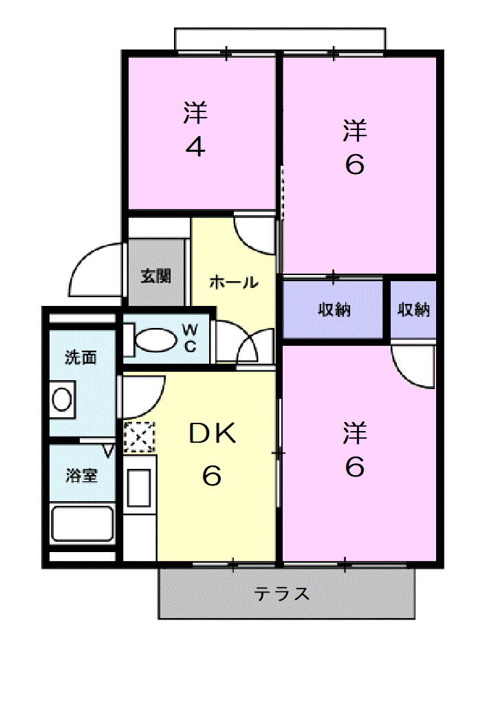 滋賀県彦根市大藪町 彦根駅 3DK アパート 賃貸物件詳細