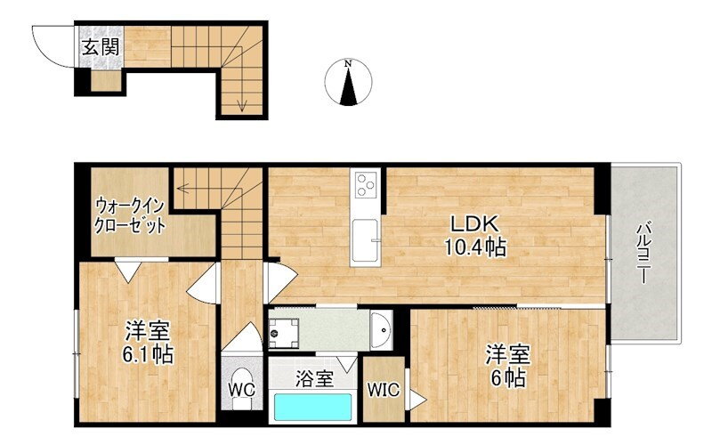 奈良県奈良市東九条町 奈良駅 2LDK アパート 賃貸物件詳細