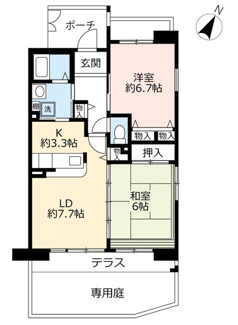 大阪府池田市緑丘２ 石橋阪大前駅 2LDK マンション 賃貸物件詳細