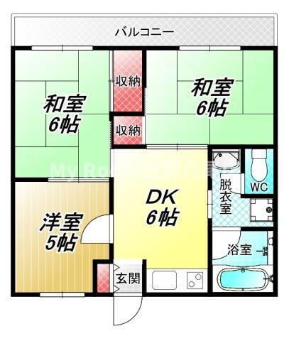 大阪府八尾市上之島町北４ 河内山本駅 3DK アパート 賃貸物件詳細