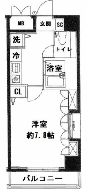 東京都港区芝２ 芝公園駅 1K マンション 賃貸物件詳細