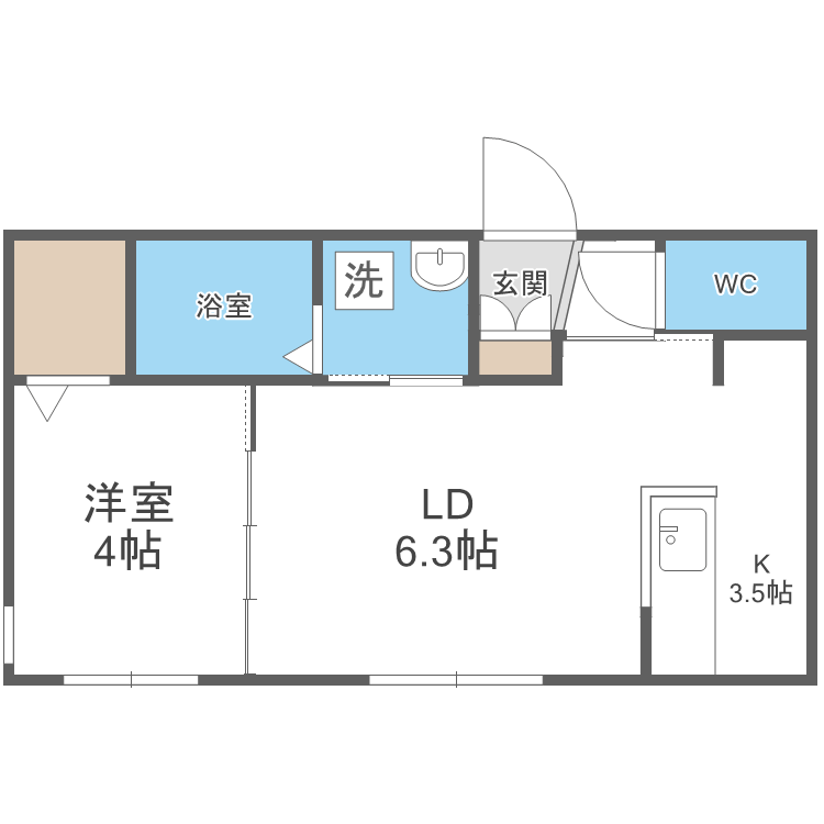 北海道札幌市中央区南十条西１ 中島公園駅 1LDK マンション 賃貸物件詳細