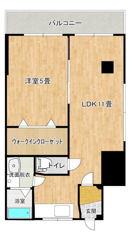 城山新建ハウス 3階 1LDK 賃貸物件詳細