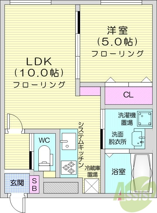 北海道札幌市白石区東札幌四条２ 東札幌駅 1LDK マンション 賃貸物件詳細