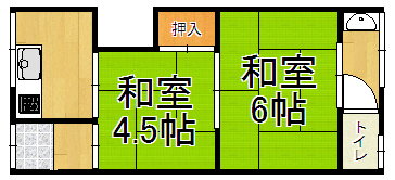 兵庫県尼崎市三反田町２ 立花駅 2DK アパート 賃貸物件詳細