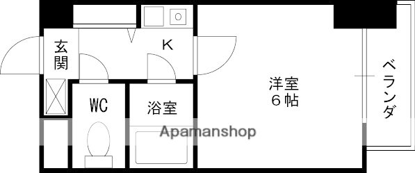 兵庫県西宮市瓦林町 西宮北口駅 1K マンション 賃貸物件詳細