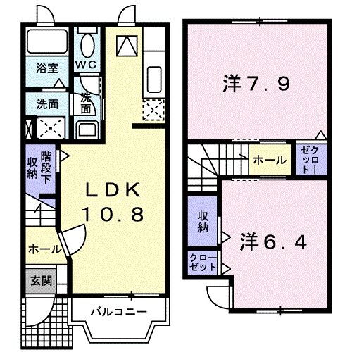静岡県静岡市清水区北脇新田 清水駅 2LDK アパート 賃貸物件詳細