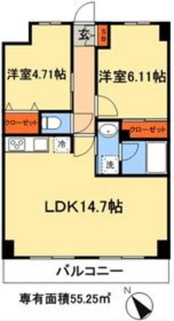 千葉県船橋市北本町２ 塚田駅 2LDK マンション 賃貸物件詳細