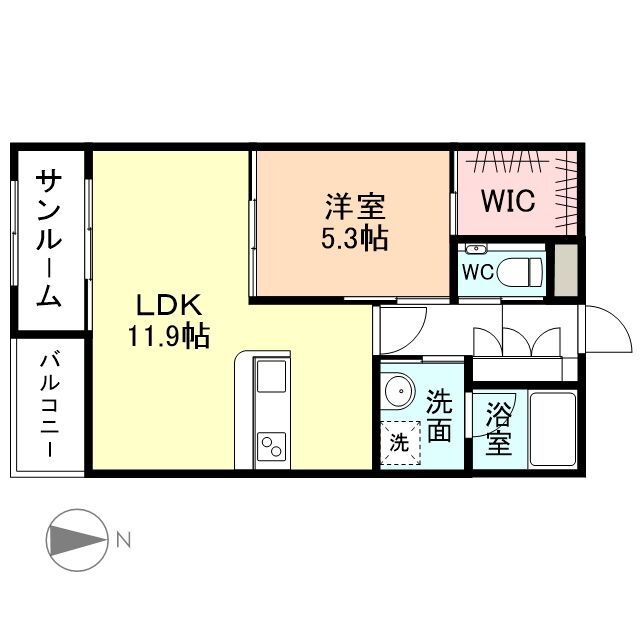 ラ　テール 3階 1LDK 賃貸物件詳細
