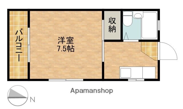 静岡県浜松市中央区布橋３ 浜松駅 1K マンション 賃貸物件詳細