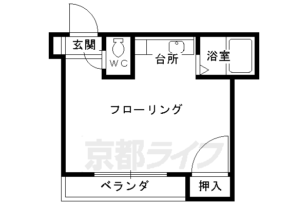 京都府京都市右京区嵯峨天龍寺油掛町 嵯峨嵐山駅 1K マンション 賃貸物件詳細