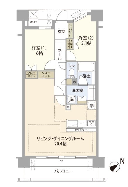 埼玉県三郷市中央１ 三郷中央駅 2LDK マンション 賃貸物件詳細