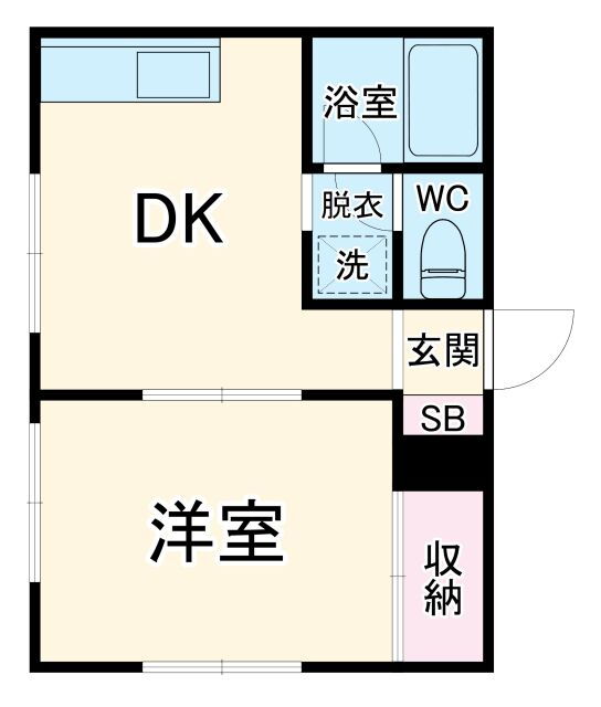 千葉県八千代市八千代台東１ 八千代台駅 1DK アパート 賃貸物件詳細