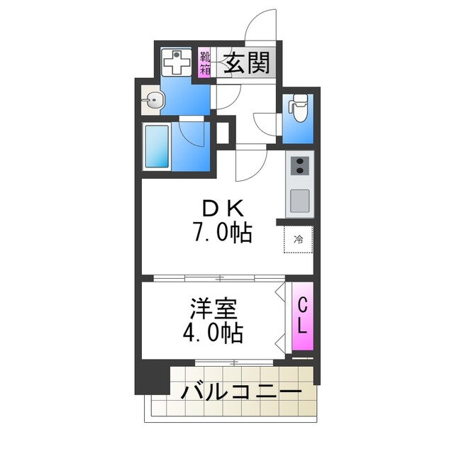 大阪府大阪市西区京町堀１ 肥後橋駅 1DK マンション 賃貸物件詳細