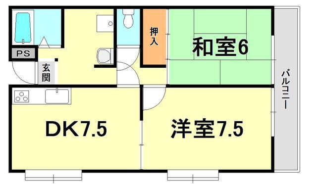 兵庫県神戸市兵庫区湊川町９ 湊川公園駅 2DK アパート 賃貸物件詳細