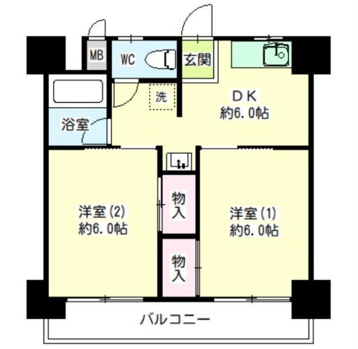 東京都足立区青井２ 青井駅 2DK マンション 賃貸物件詳細