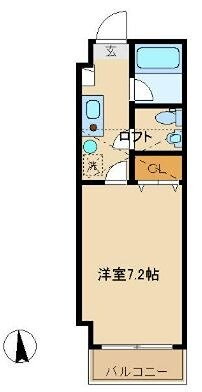 埼玉県草加市高砂２ 草加駅 1K マンション 賃貸物件詳細