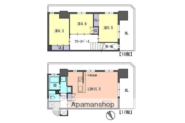 福岡県福岡市中央区渡辺通５ 天神駅 3LDK マンション 賃貸物件詳細
