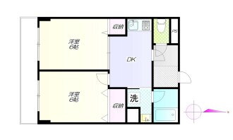 東京都港区芝３ 芝公園駅 2DK マンション 賃貸物件詳細