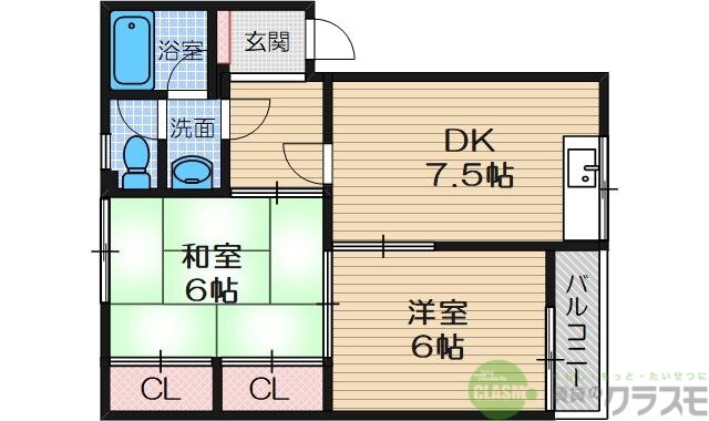 大阪府茨木市上穂積３ 茨木駅 2DK マンション 賃貸物件詳細