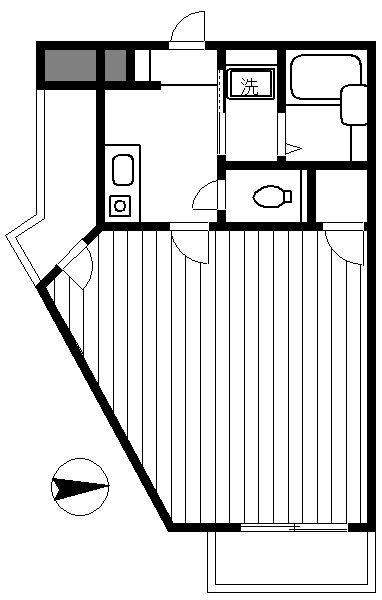 東京都渋谷区本町４ 西新宿五丁目駅 1K マンション 賃貸物件詳細