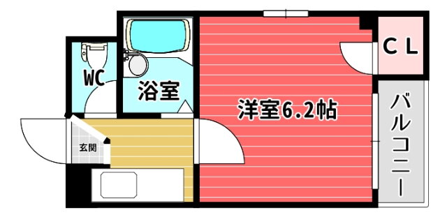 大阪府大阪市西区北堀江３ 西長堀駅 1K マンション 賃貸物件詳細