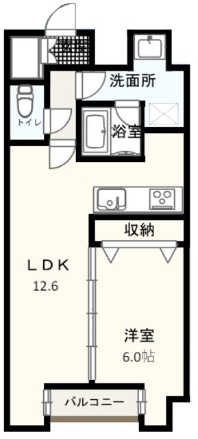 Ｗ－ｇａｔｅｓ　Ｔｏｗｅｒ 6階 1LDK 賃貸物件詳細