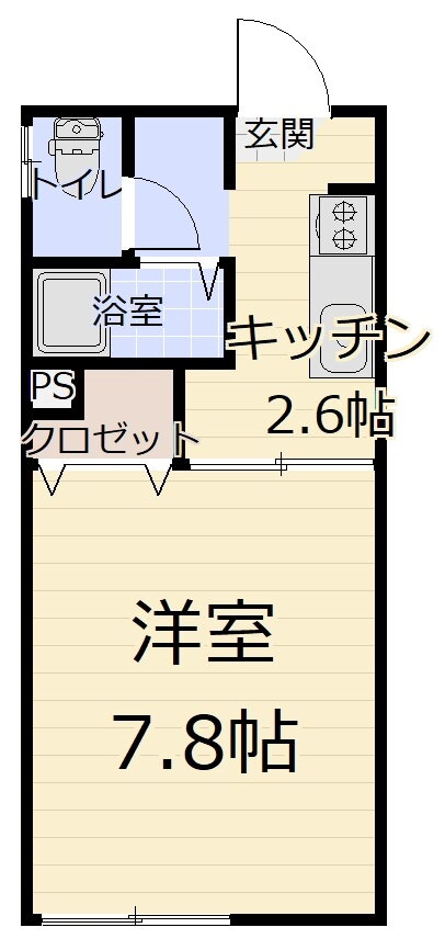 ｐｌａｚａ桂木 2階 1K 賃貸物件詳細