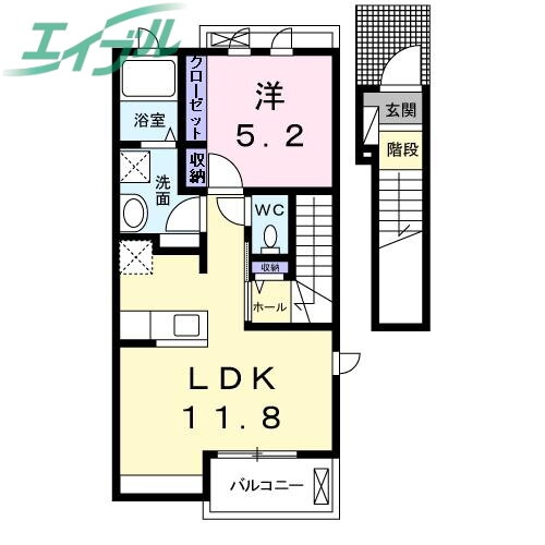 三重県四日市市大字六呂見 南四日市駅 1LDK アパート 賃貸物件詳細