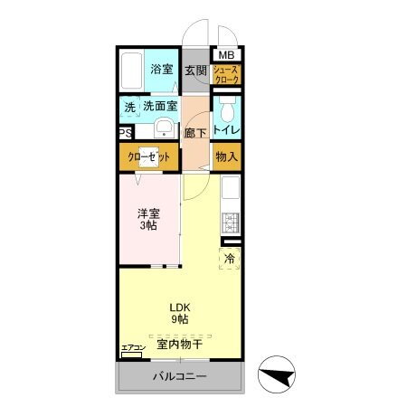 埼玉県草加市中根１ 獨協大学前駅 1LDK アパート 賃貸物件詳細