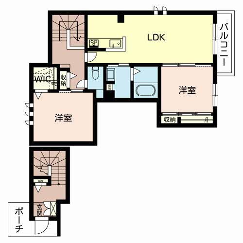 兵庫県姫路市御立中６ 播磨高岡駅 2LDK アパート 賃貸物件詳細