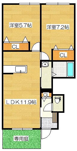 福岡県太宰府市水城１ 下大利駅 2LDK アパート 賃貸物件詳細