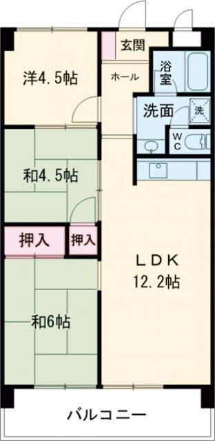 シャルム・Ｋ・カーサ 1階 3LDK 賃貸物件詳細