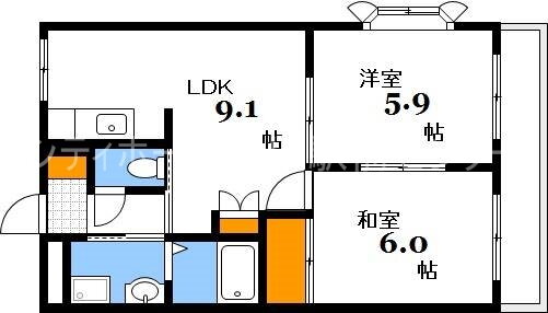広島県広島市安佐南区長束西１ 安芸長束駅 2DK マンション 賃貸物件詳細