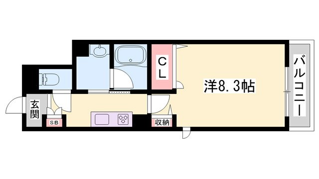 兵庫県姫路市東延末１ 姫路駅 1K マンション 賃貸物件詳細