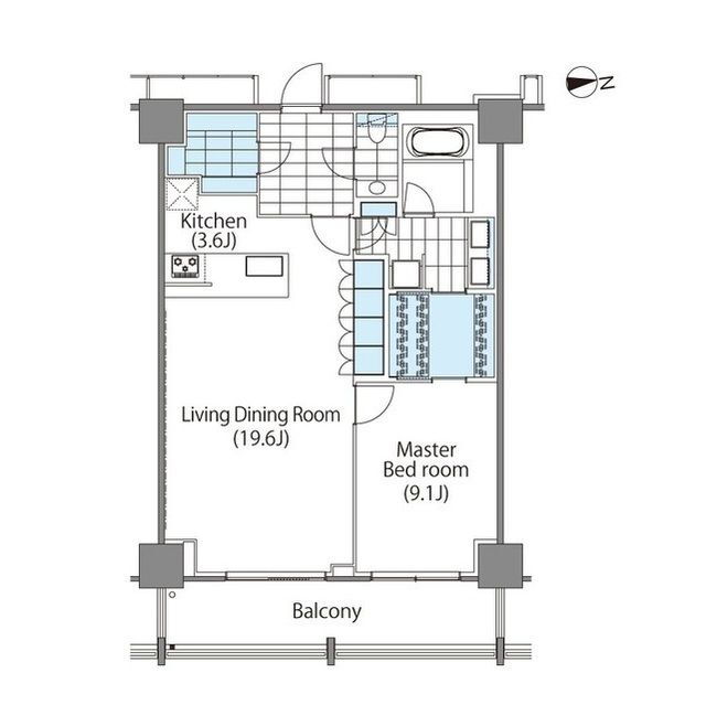 東京都新宿区新宿６ 東新宿駅 1LDK マンション 賃貸物件詳細