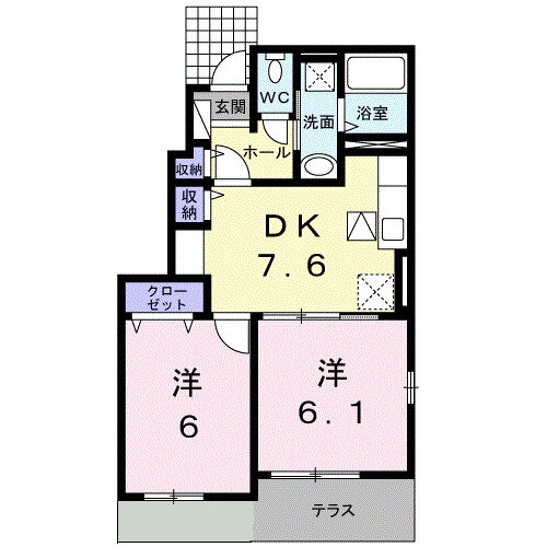 香川県高松市植松町 高松駅 2DK アパート 賃貸物件詳細