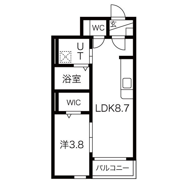 宮城県仙台市若林区木ノ下１ 連坊駅 1LDK アパート 賃貸物件詳細