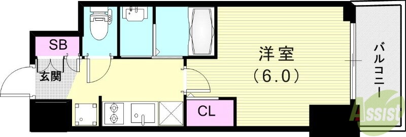 兵庫県神戸市中央区熊内町４ 新神戸駅 1K マンション 賃貸物件詳細
