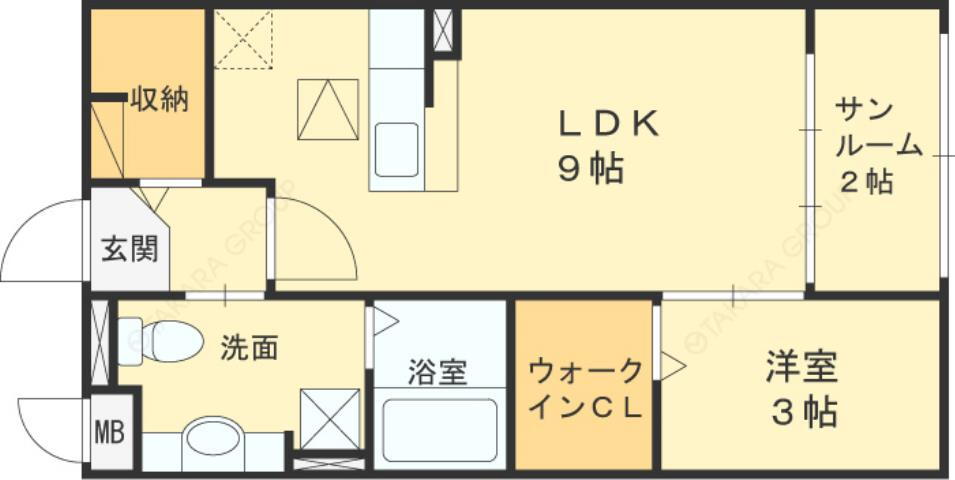 大阪府枚方市中宮東之町 宮之阪駅 1LDK アパート 賃貸物件詳細