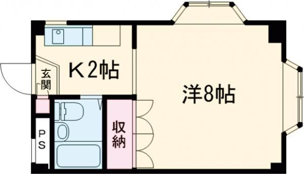 東京都武蔵野市西久保２ 三鷹駅 1K マンション 賃貸物件詳細