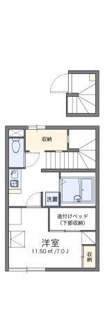愛媛県松山市北斎院町 松山駅 1K アパート 賃貸物件詳細