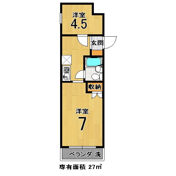 京都府京都市伏見区深草西浦町７ 藤森駅 1K マンション 賃貸物件詳細